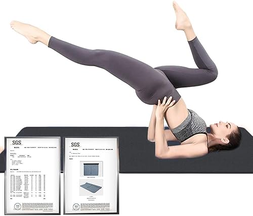 Miniatura 2 de Hatha Yoga - Tapete de yoga extra grueso de elastómero termoplástico, 72 x 32 pulgadas de grosor, 12 pulgadas, respetuoso con el medio ambiente,