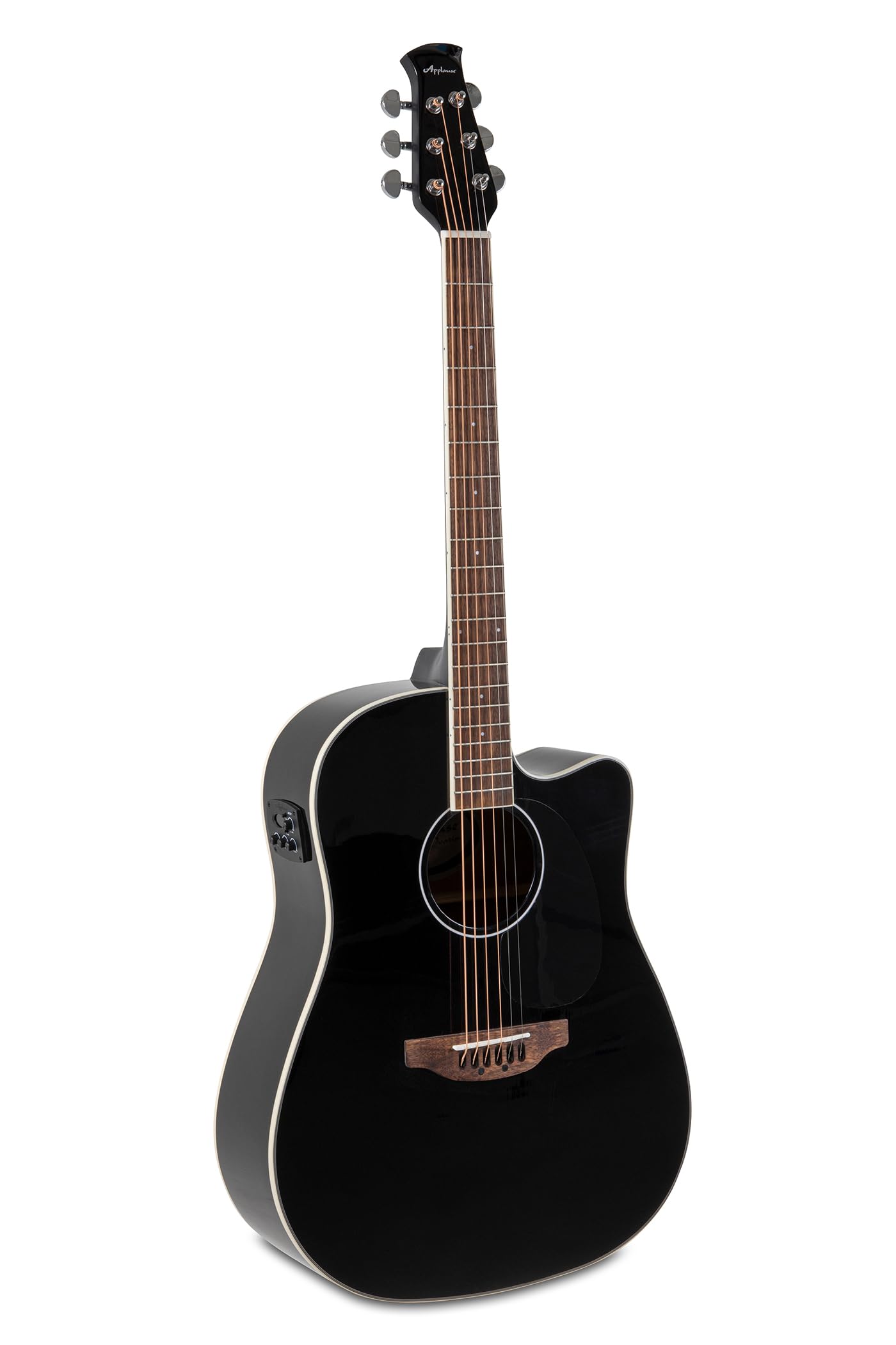Applause Wood Classics AED96-5HG Chitarra acustica elettrica Nero lucido