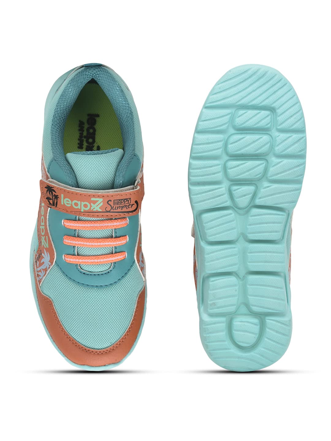 Liberty Turbo-1E S.Green Walking Shoes for Kids - 5 2