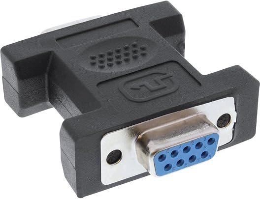 InLine  22131 Adattatore Mini-Gender-Changer  Sub-D 9Poli Maschio Sub-D 9Poli Femmina  Nero