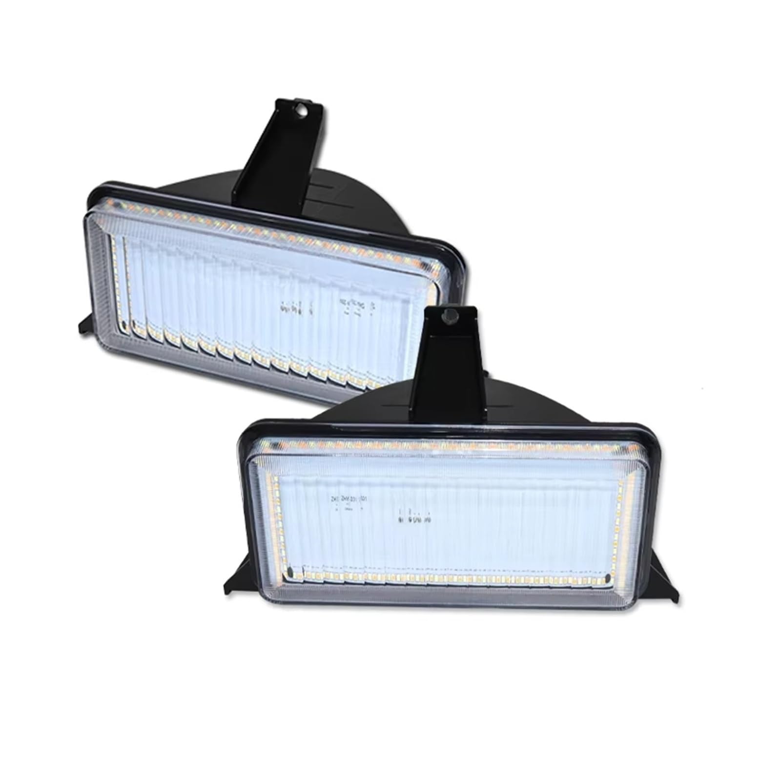 Intermitentes Coche Para GMC Para Suburban 1500 1983-1988 2 Uds Luces LED Dinámicas Señal Giro Parachoques Delantero Ámbar Con Conducción Blanca(Clear Lens)