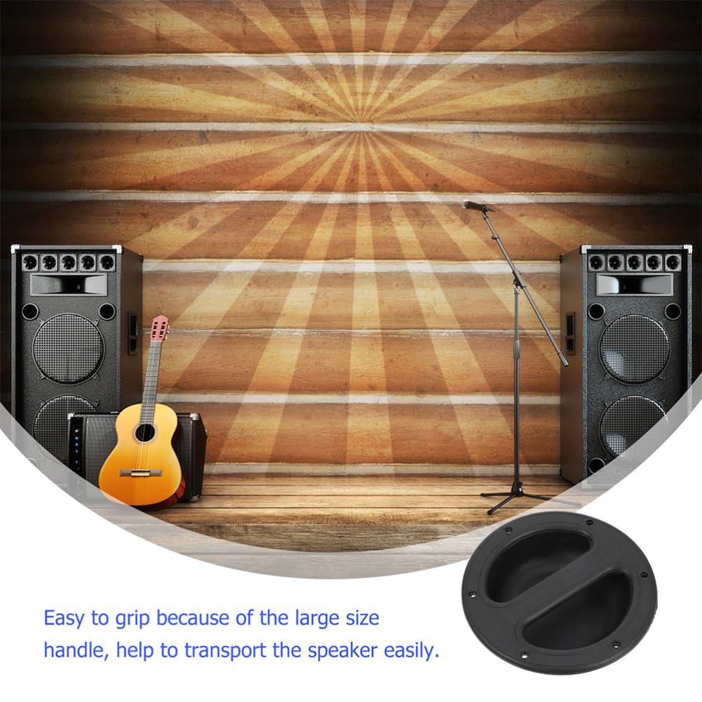 ARTIBETTER Speaker Pull Handle 8pcs Abs Handles for Speaker Case Mount and Home Use