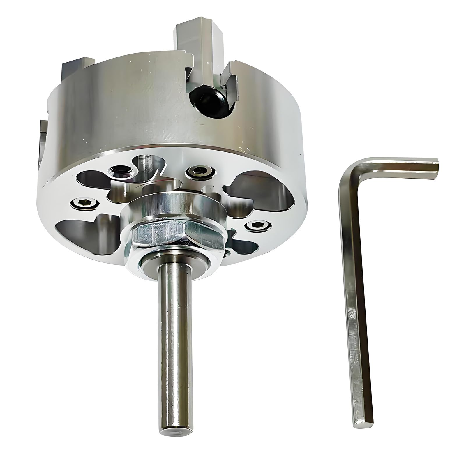 Msioytog Enhanced Four Jaw Individual Lathe Grip With Common Thread For Detailed Machining And Tooling Tasks Metal Lathe Four Jaw Individual Grip With Common Thread