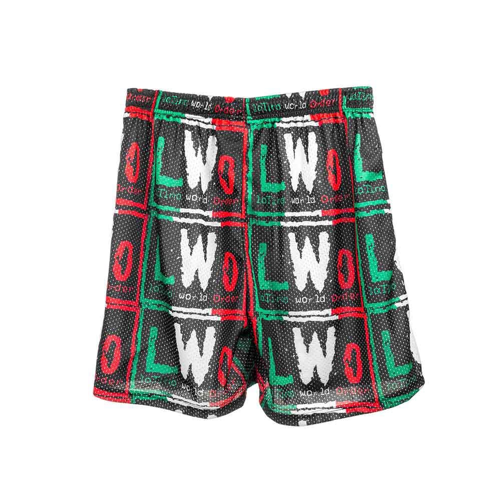 WWE Eddie Guerrero LWO Chalk Line Shorts