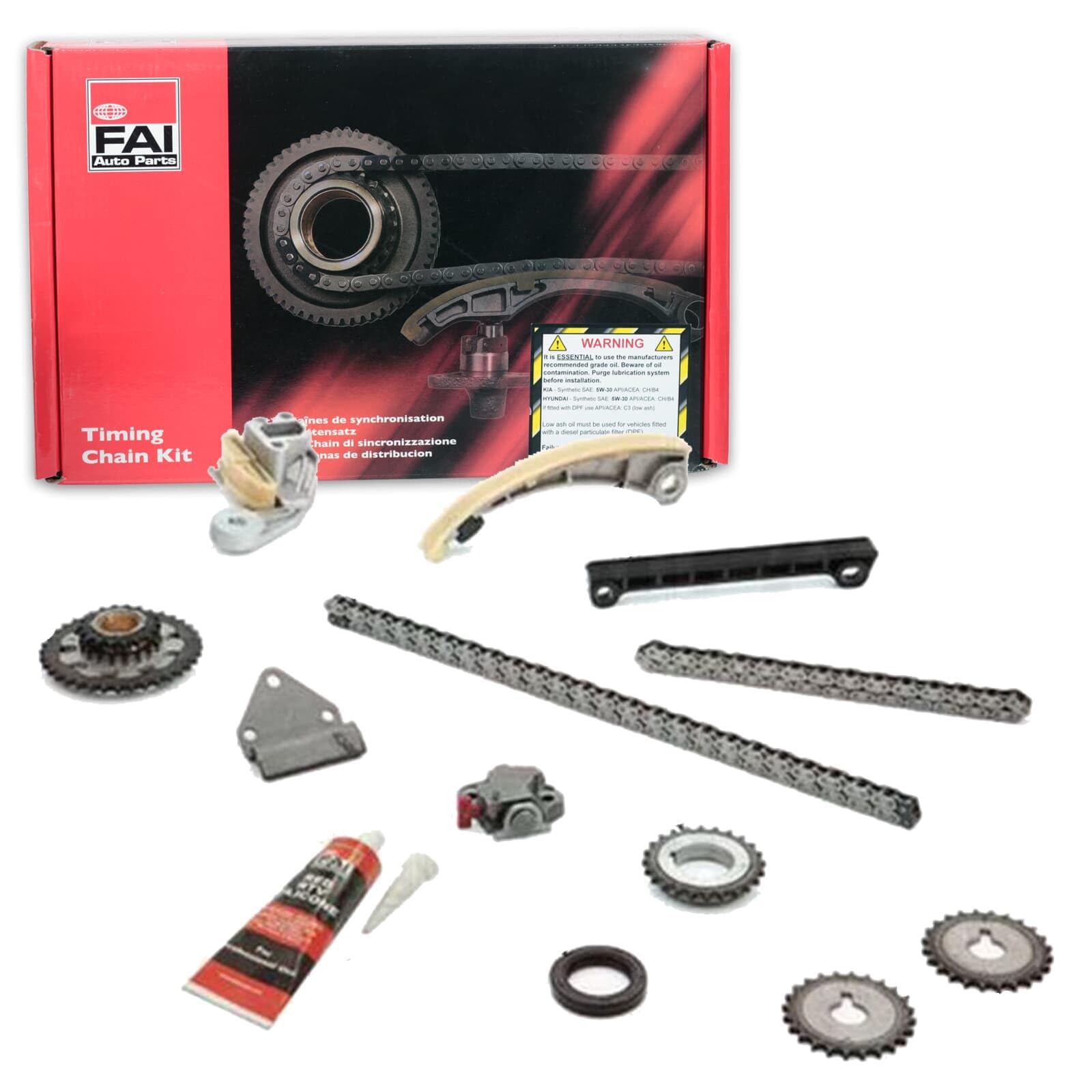 TCK62 FAI TIMING CHAIN KIT OE QUALITY | Kompatibel mit: SUZUKI BALENO, BALENO Kombi, BALENO Schrägheck, GRAND VITARA I, GRAND VITARA I Geländewagen offen