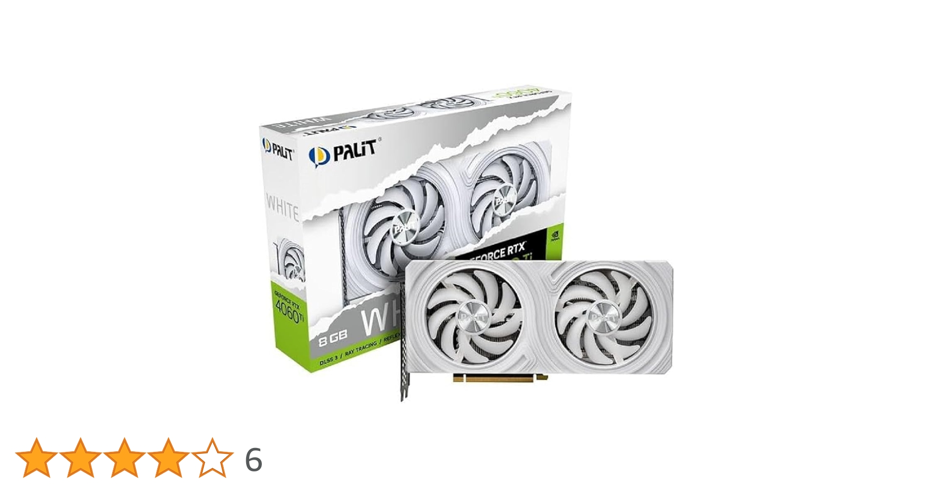Amazon | Palit(パリット) GeForce RTX 4060 Ti WHITE 8GB