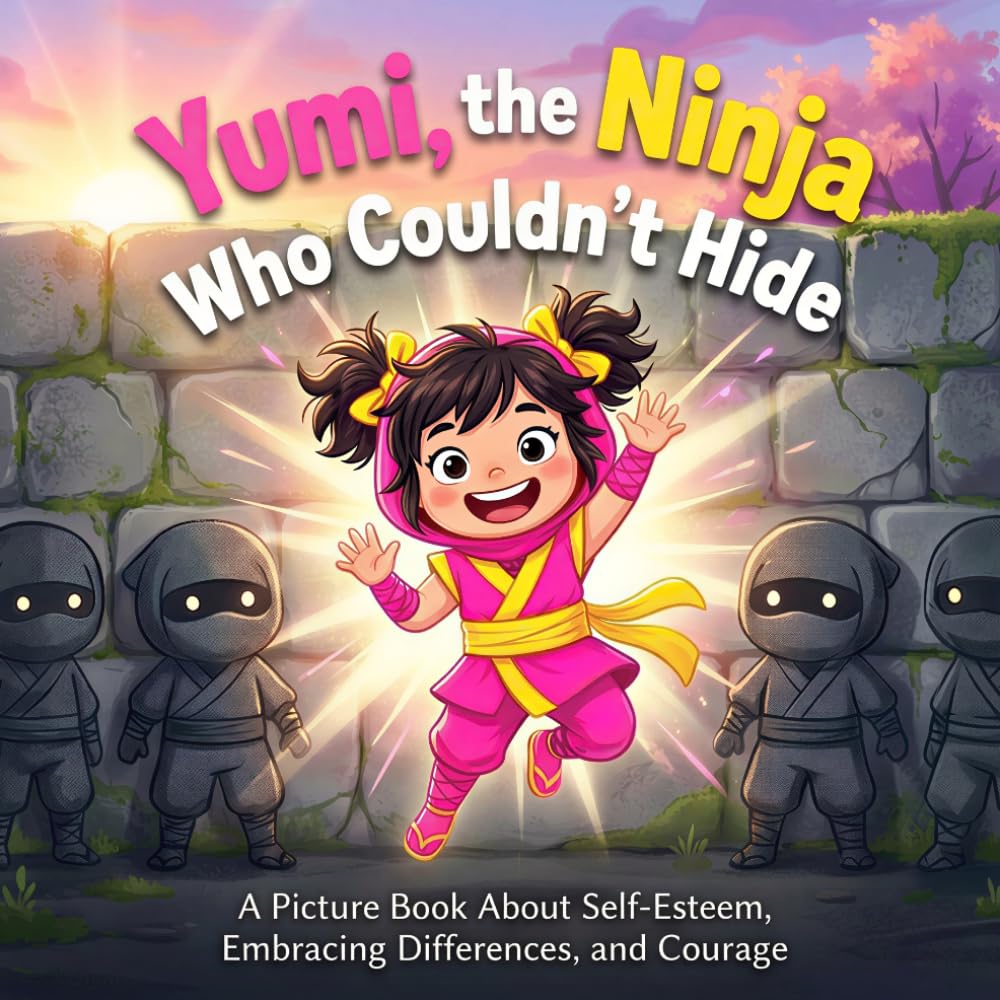 Yumi, the Ninja Who Couldn't Hide: A Picture Book About Self-Esteem, Embracing Differences, and Courage