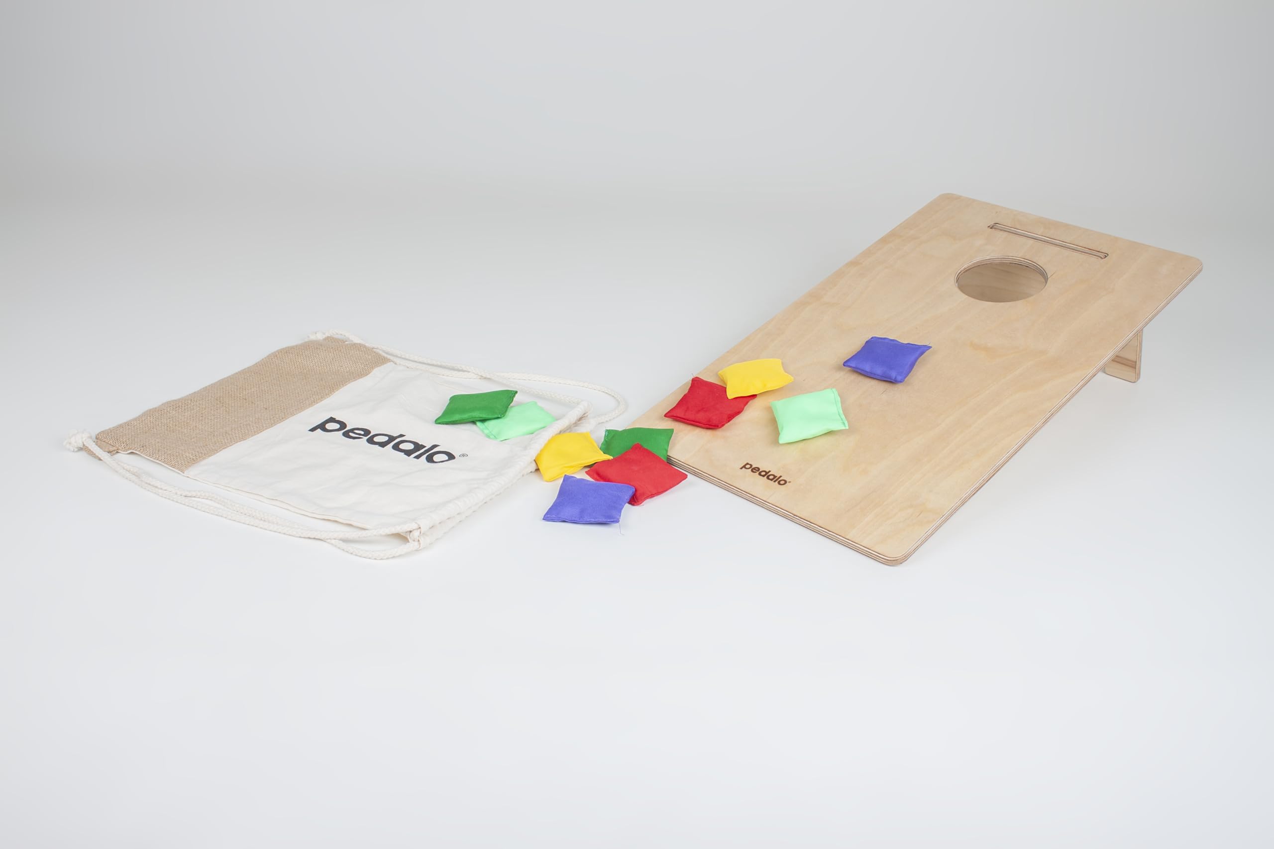 Pedalo® Cornhole Kids I Wurfspiel I Geschicklichkeit I Bean Bag I Freizeit I Indoor & Outdoor I Spaß