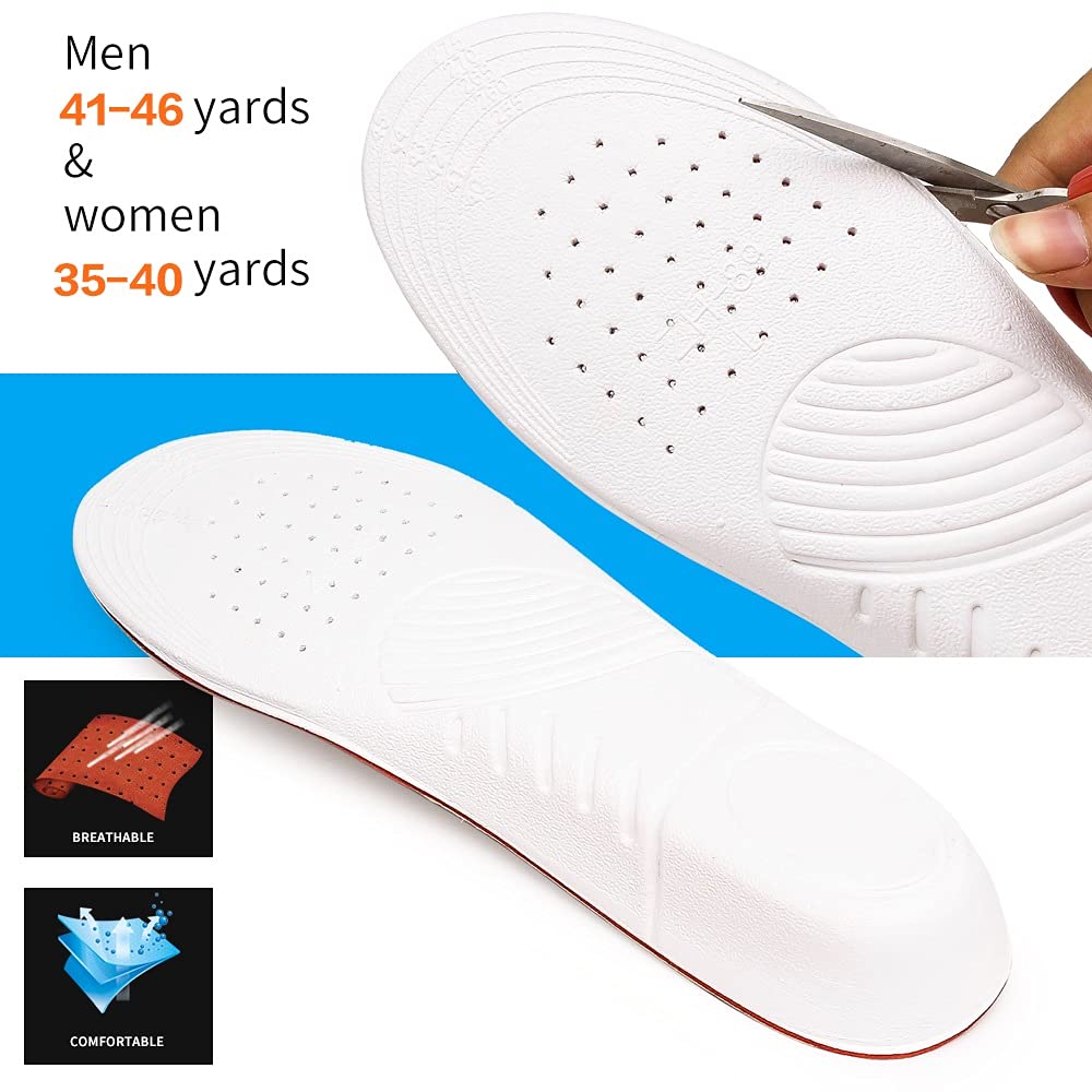Le Donne degli Uomini Aumentano l'altezza Alta Piene Piene Isole Memory Schiuma Cuscino(EU Size(41-46),3.5cm)