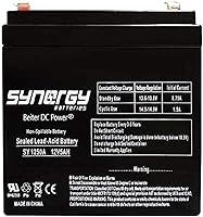Vista 1 de CASIL CA-1240 12V 4AH SLA Batería de repuesto para sistema de control de alarma Casil Ca1240 (1) Beiter DC Power