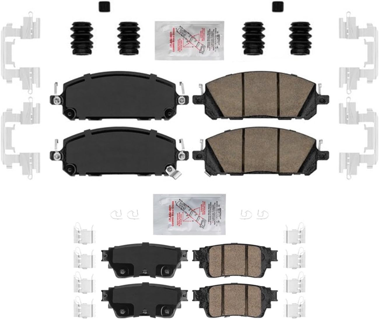 Ceramic Front Rear Disc Brake Pads Replacement Parts For Infiniti QX60 Pathfinder 2022 2023 2024