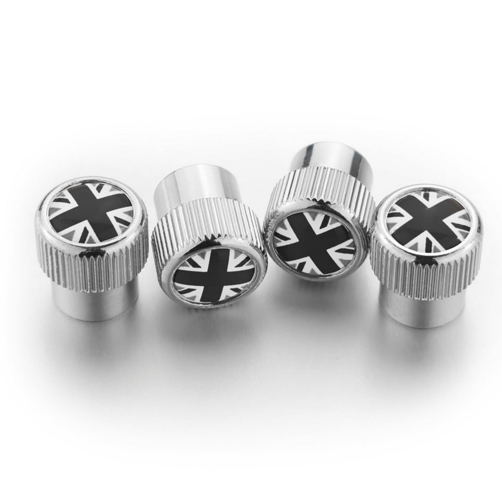 Heinmo Tappo valvola Aria Stelo Ruota Pneumatico Automatico Per Cooper F/R Series Clubman Countryman R55 R56 R60 F55 F56 F60 Tappi Stelo valvola parapolvere-Pneumatico (Gray Rice