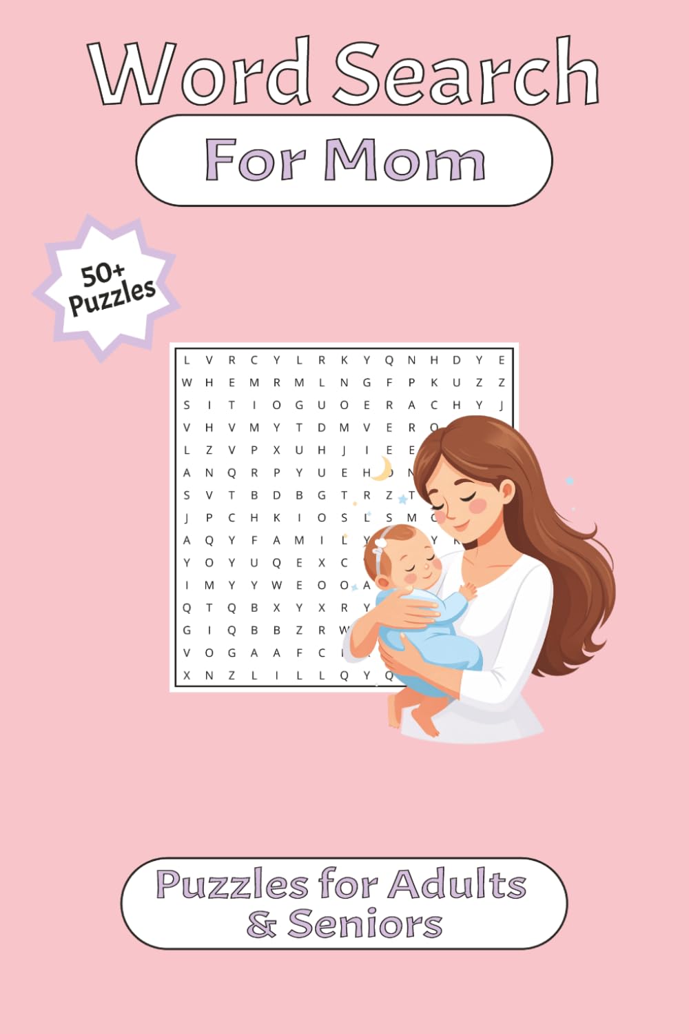 Word Search For Mom: Word Searches for Adults & Seniors