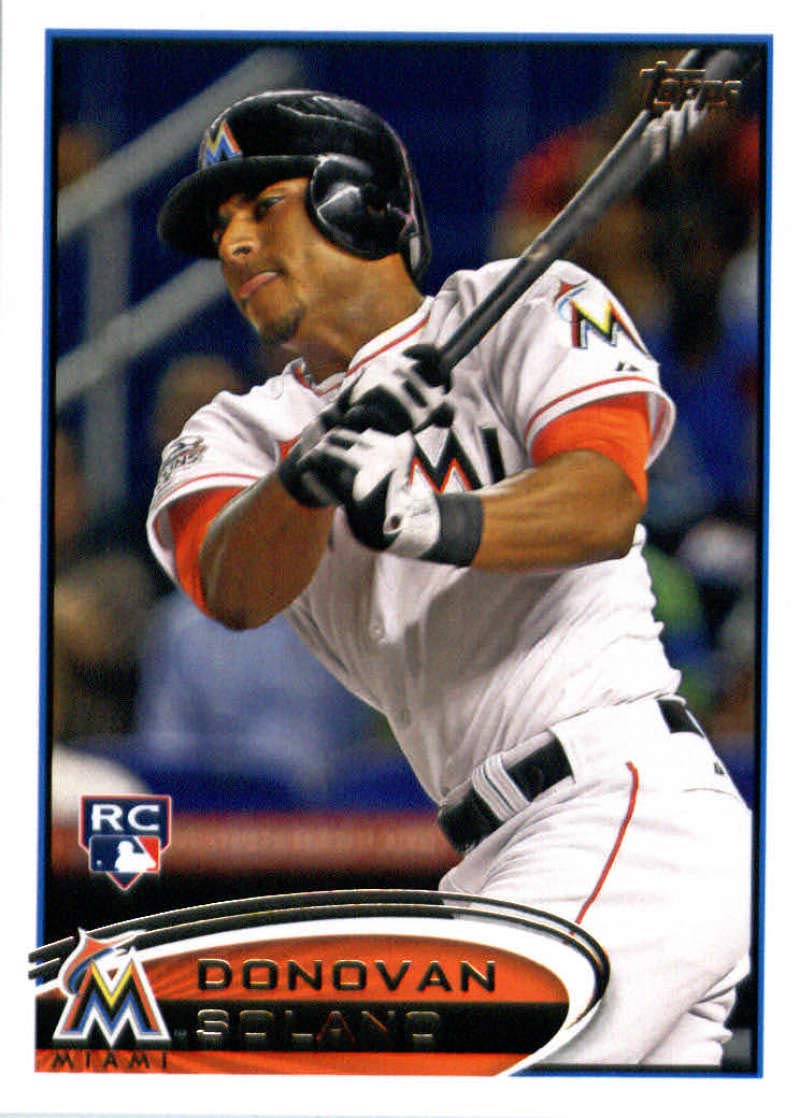 Amazon.com: 2012 Topps Update #US185 Donovan Solano Marlins MLB Baseball  Card (RC - Rookie Card) NM-MT : Collectibles & Fine Art