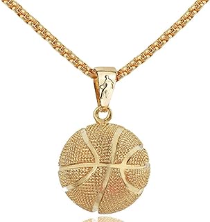tenghong202114k Basketball Pendant Necklace Stainless Lahore, Karachi - Pakistan