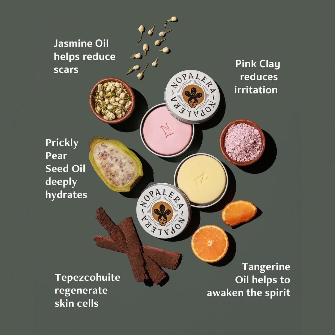 Nopalera Citrus Lotion Bar, Solid Plant-Based Body Moisturizer with Nopal Cactus Oil and Tangerine Oil, Clean Vegan Formula, 2.2 oz, As Seen on Shark Tank - Image 4