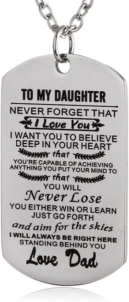 Christian Scripture Religious Dog Tag Necklace,Catholic Bible Verse Baptism Confirmation Sacrament Gifts