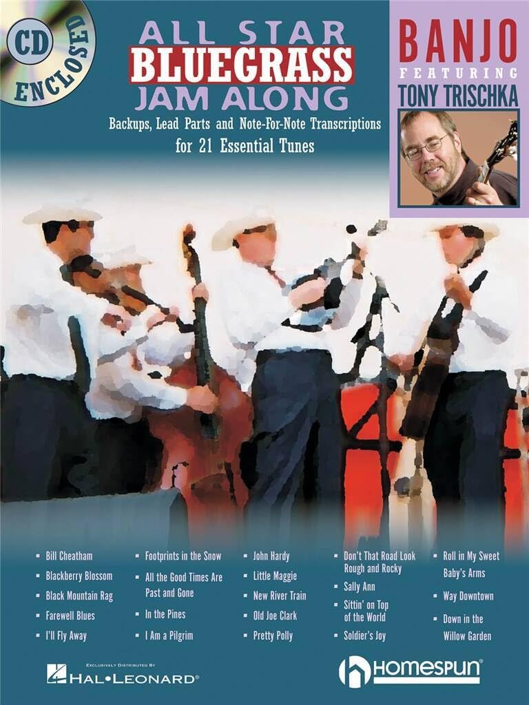 All star bluegrass jam along - banjo +cd