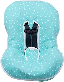 JANABEBE Funda Universal acolchada para Portabebe y silla de coche grupo 0 (Mint Sparkles)