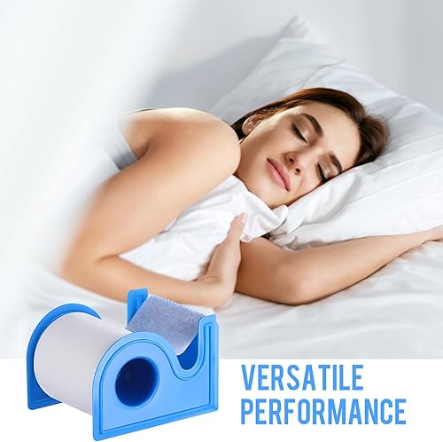 Miniatura 5 de 6 juegos de cinta de tela no tejida con dispensador de 2 pulgadas 10 yardas cinta de primeros auxilios cinta impermeable para piel sensible cinta