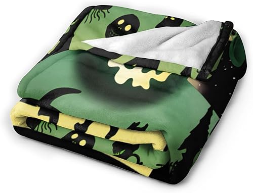 Miniatura 3 de Oogie - Manta de película de Navidad con motivo de boogie, suave y decoración para decoración de fiesta suave, acogedora, ligera, cálida, para cama,