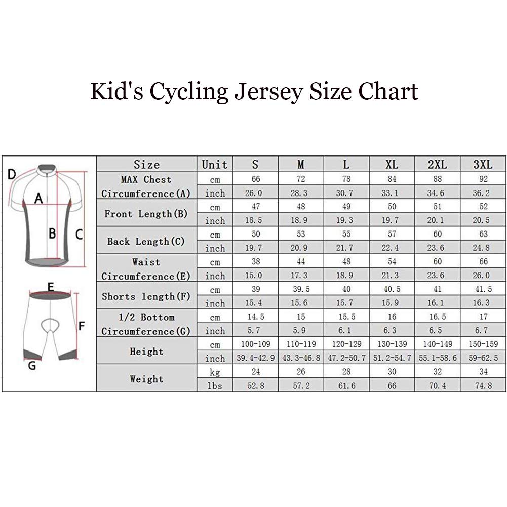 Maillot de cyclisme à manches courtes et short respirant Motif dessin animé pour vélo de montagne pour filles et garçons