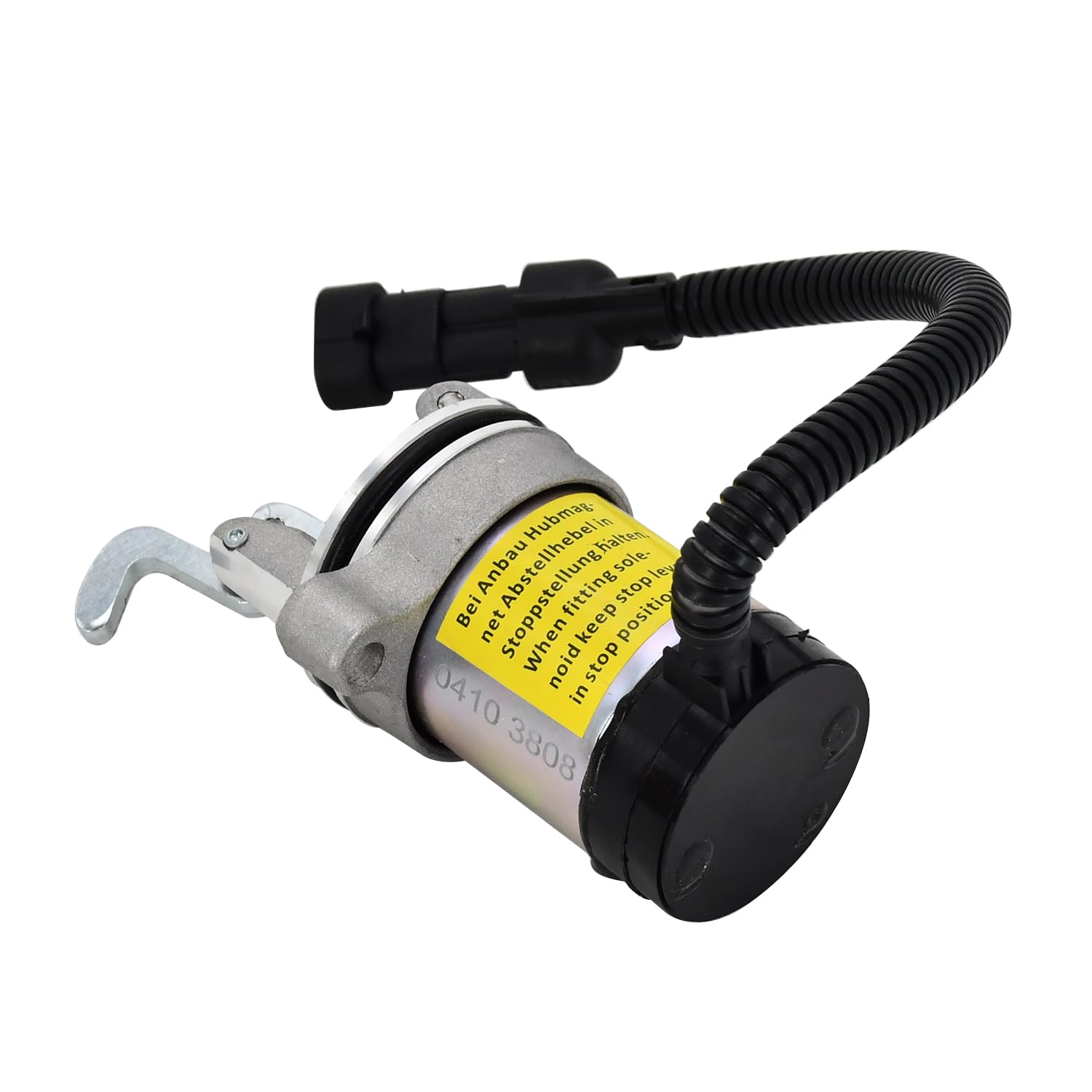 Solenoide de apagado de combustible 0410-3812 0410-3808 compatible con motor Deutz F3L/M F4L/M 1011 2011