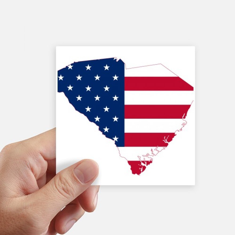 Autocollant carte Amérique USA idéal pour personnaliser vos carnets de voyage et valises