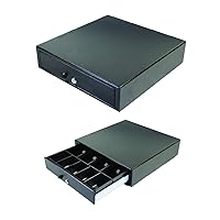 Vista 2 de Cajón de dinero APG, LLC, manual, negro, de 14 x 16, cajón de dinero de la serie Vasario VP101-BL1416