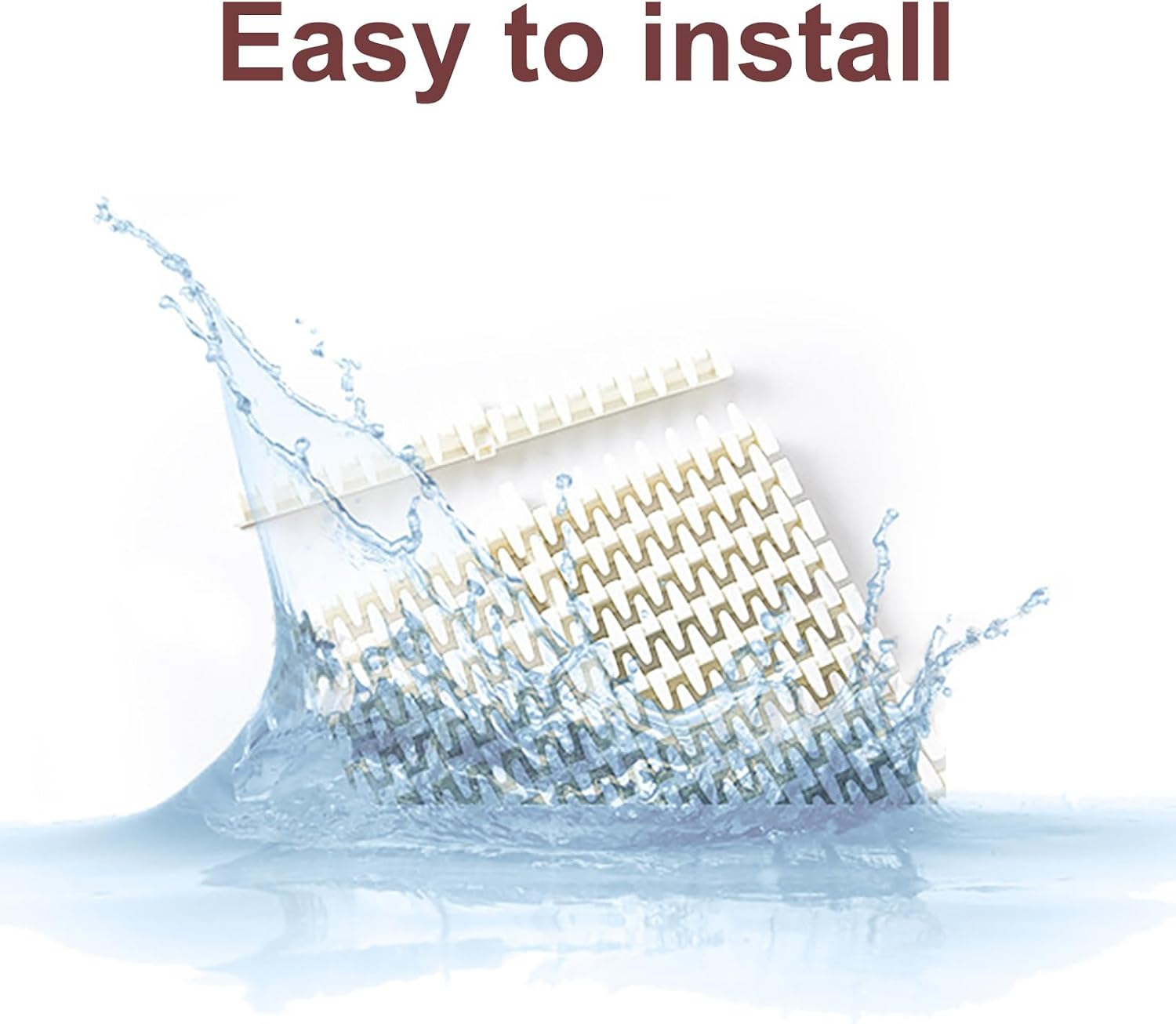 Non-Slip Plastic Swimming Pool Grating Cover, Durable Driveway & Terrace Deck Drain Grate, Outdoor Drainage Solution for Grille Outlet, Safe & Reliable Drainage System