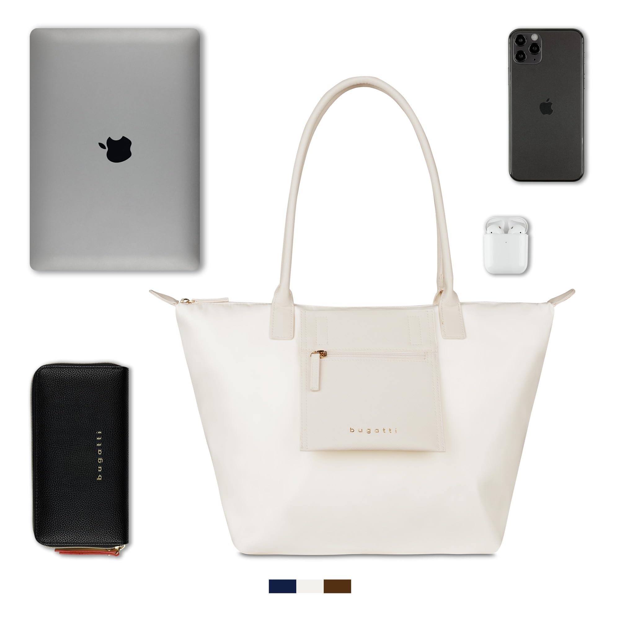 bugatti Mare 2.0 praktischer & eleganter Shopper für Damen, leichte & große Tote Bag