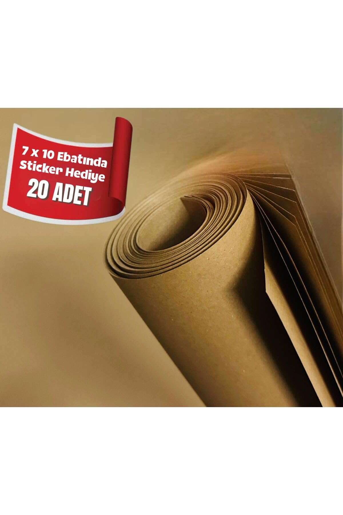 Orbak Kağıt Kraft Kağıt 70x100 cm 90gr 20 Adet Ambalaj, Paketleme, Hediye ve Çeyiz Sarma, Taşıma, Taşınma kahverengi