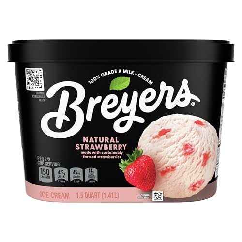 Breyers Ice Cream For a Delicious Frozen Dessert Natural Strawberry