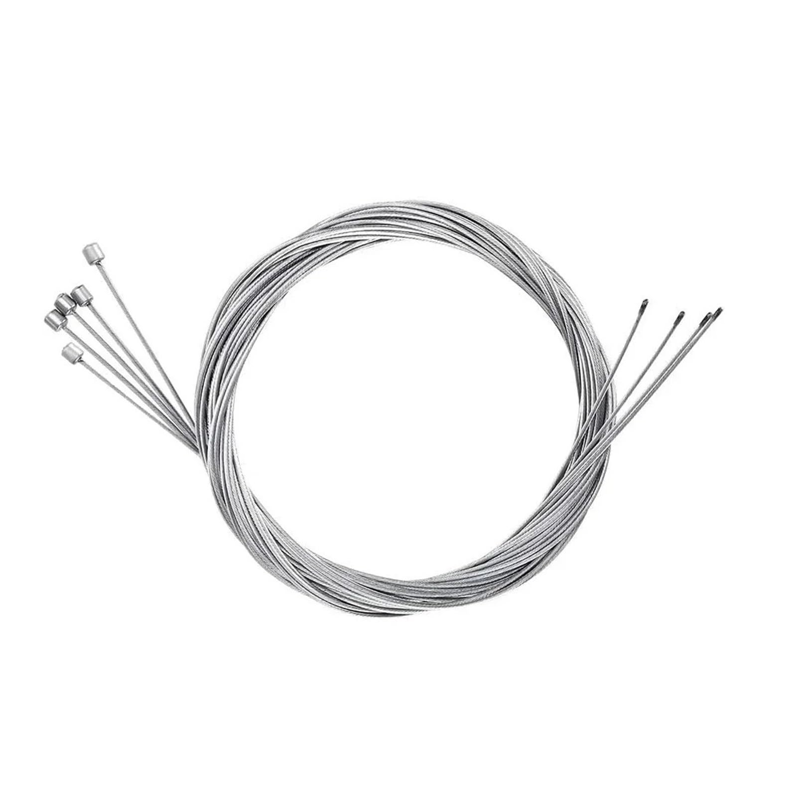 Transmission Gear Shift Cable Shifter Cable Housin 5pcs 2M MTB Bicycle Brake Cable Road Bike Brake Wire Stainless Steel Line Gear Shift Cable Inner Wire(5pc Road Brake Cable)