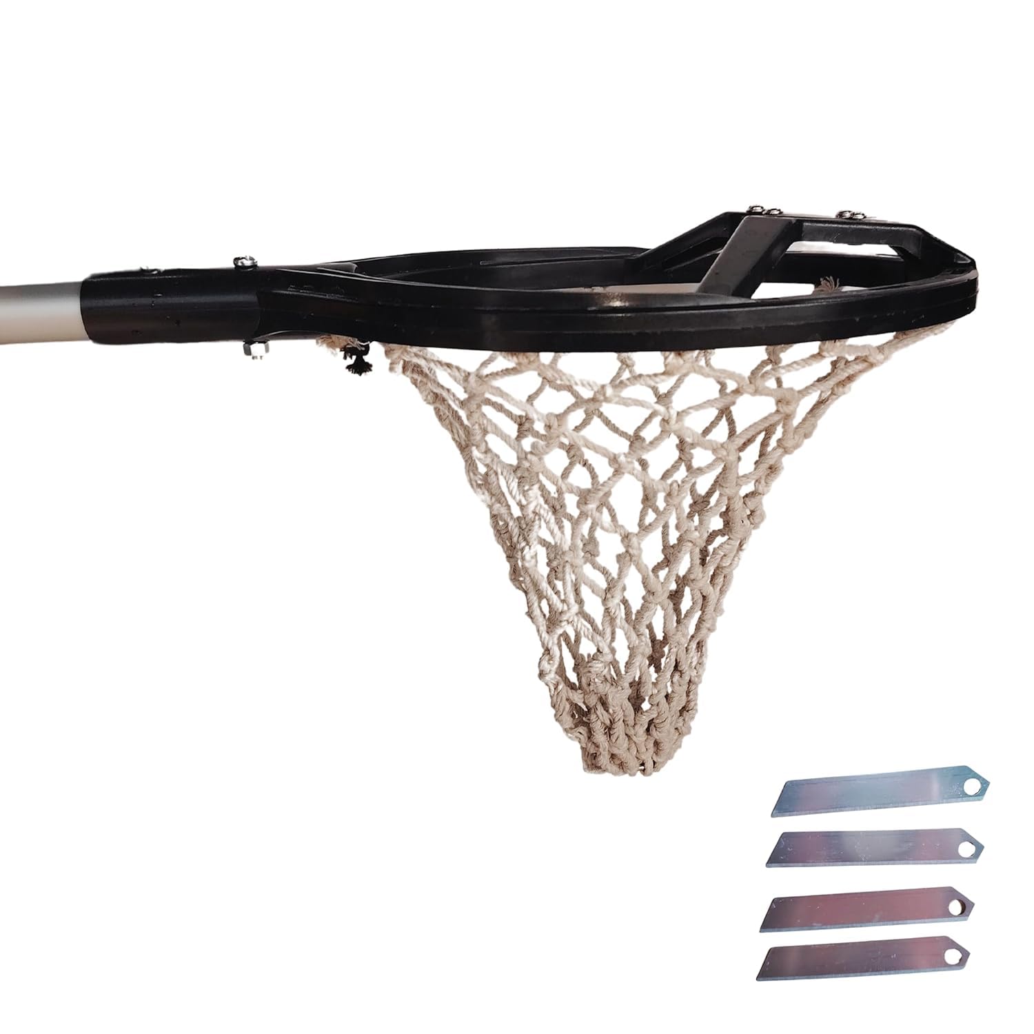 Hectare Lightweight Mango Fruit Picker/Harvester with 4 Replaceable Sharp Blade| Cotton net| Fruit Harvester, Composite Material | Without Pole-image-3