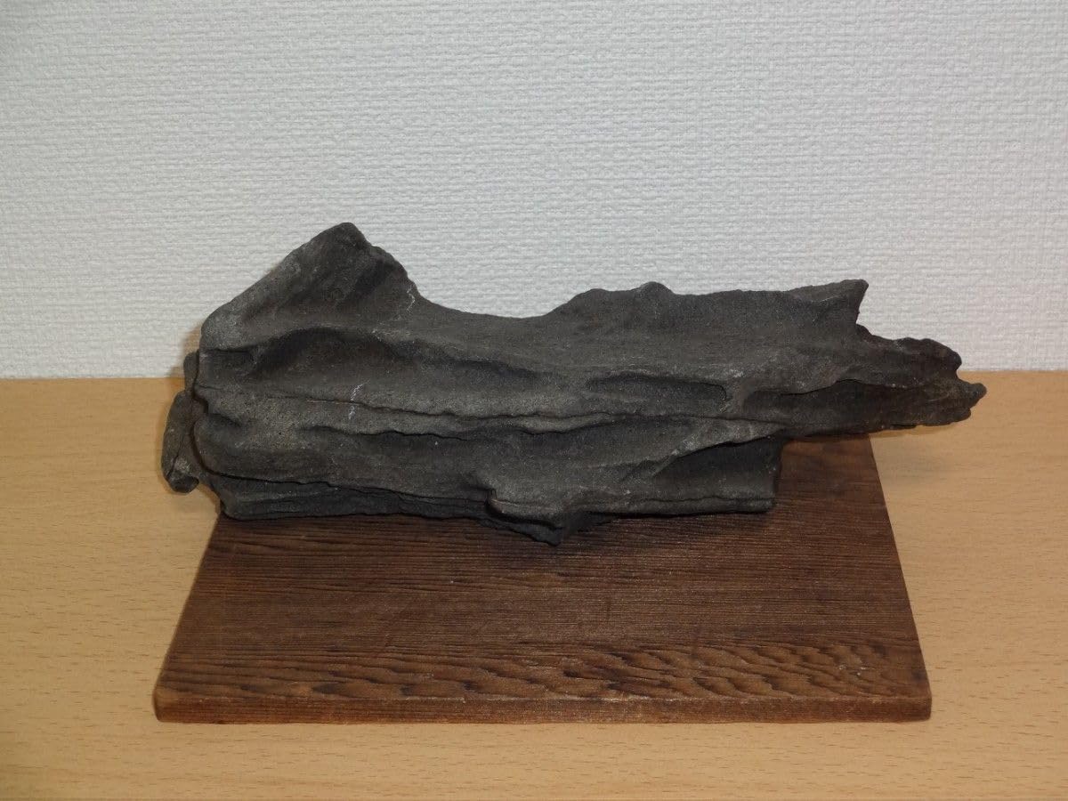 鑑賞用自然石(風速)】自然石 板台付き 【公式通販】