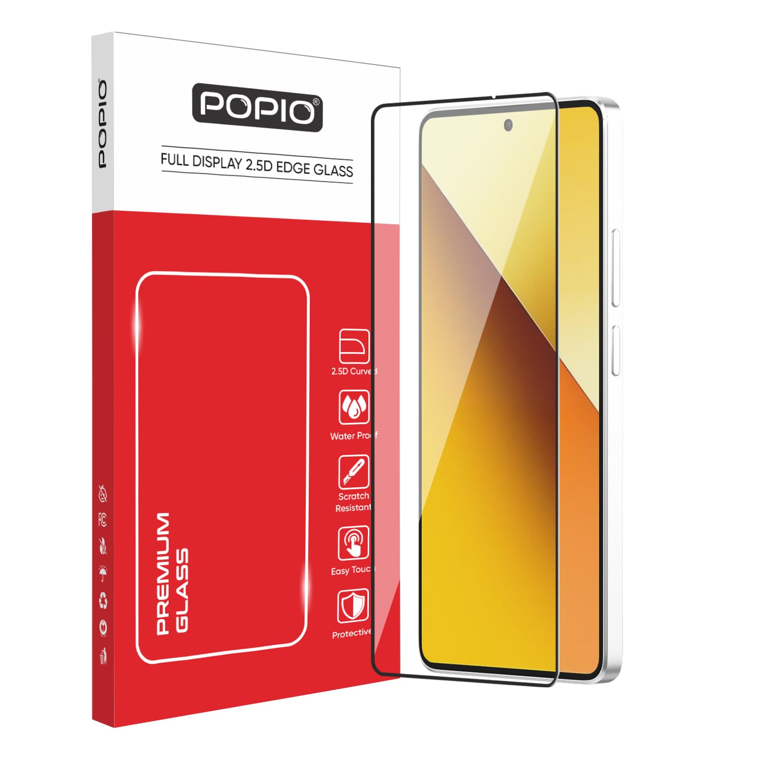 POPIO Military-Grade Gorilla Tempered Glass for Redmi Note 17 | 9H Hardness, Edge-to-Edge, Bubble-Free — Amazon image 18