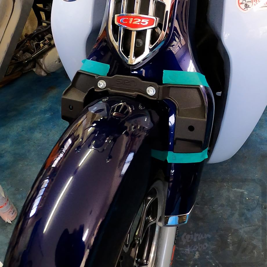 C125 フォグランプ取付用マウントキット（せいらん工房） スーパーカブC125 フォグランプマウント (せいらん工房) | せいらん工房