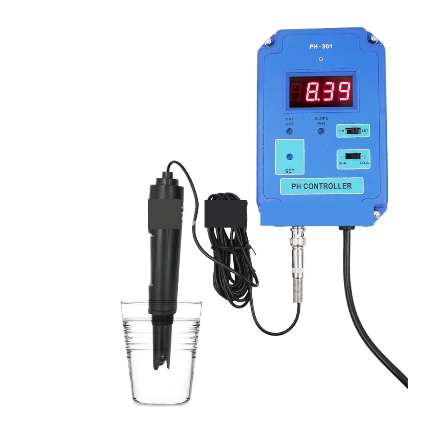 Controlador de conductividad y pH ORP en línea alta precisión, probador digital calidad del agua,Alta precisión