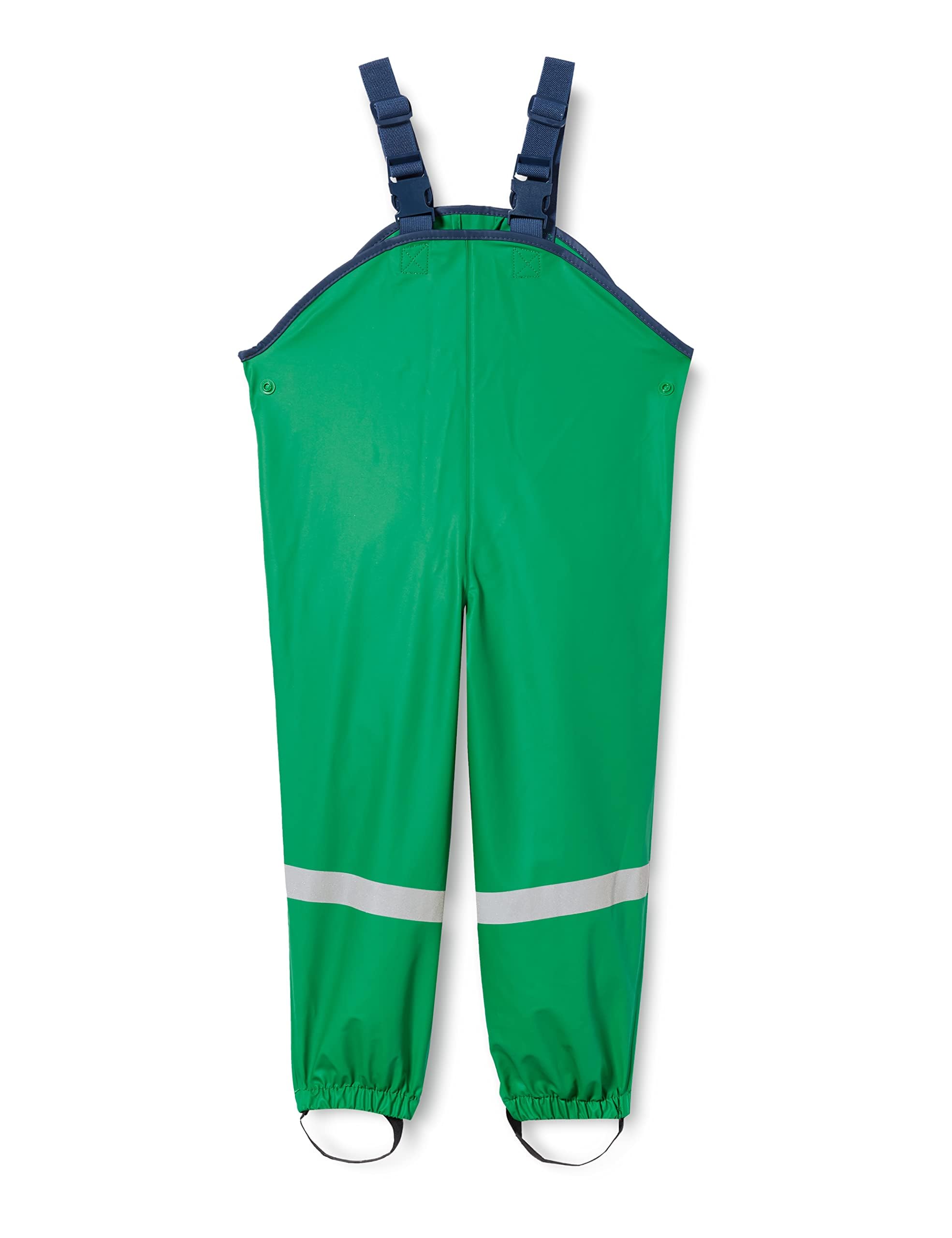 Playshoes Pantaloni Fango, Salopette Antipioggia, Sfoderati, Unisex - Bambini e ragazzi, Verde, 80