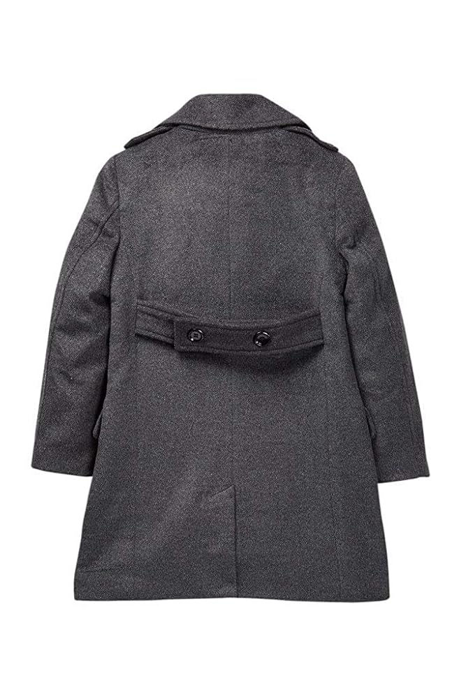 美品！OVERCOAT Wool Shirt Silver Cloud Men's 44R Overcoat Charcoal Gray Wool Cashmere
