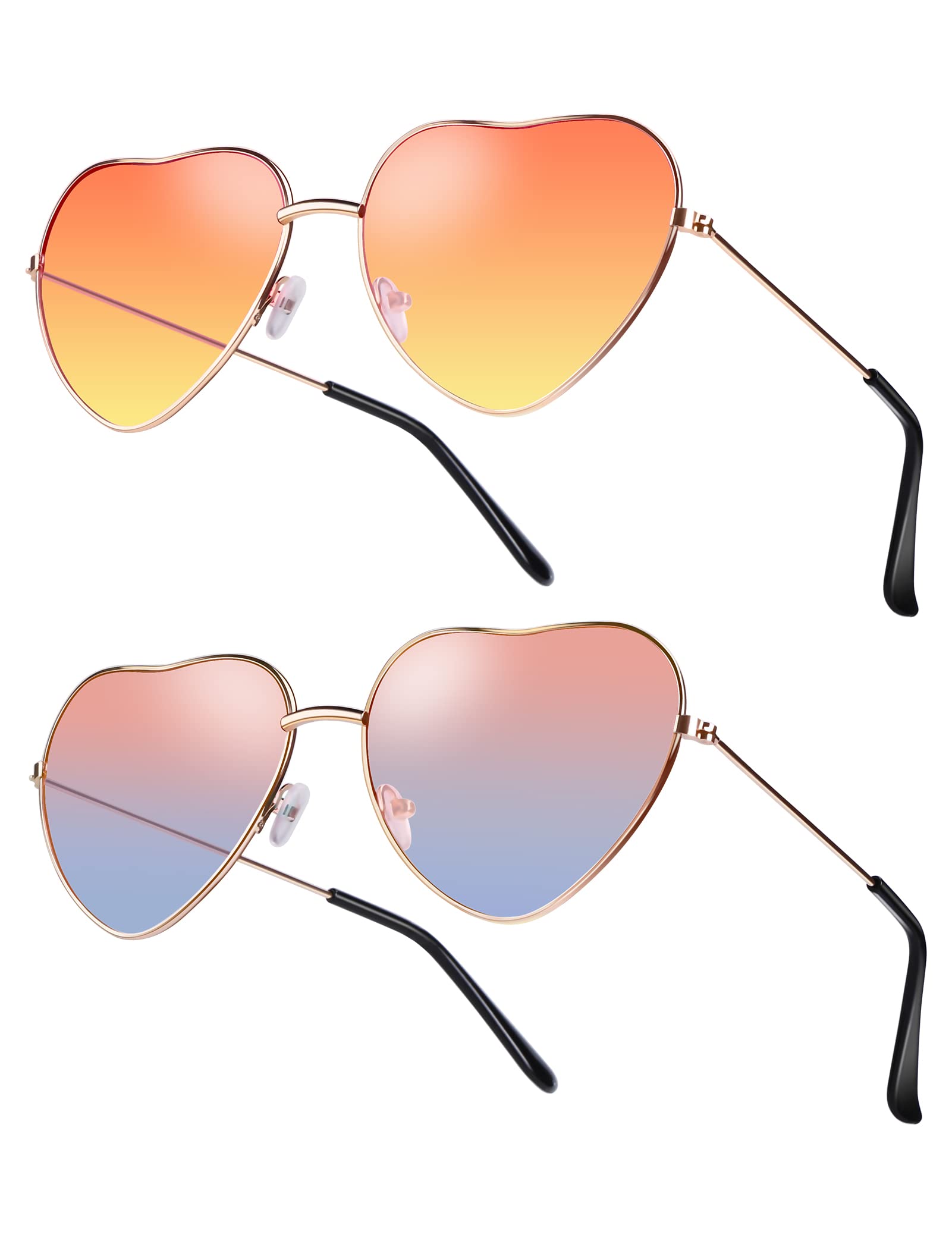 Accessoires Photobooth Mariage 10 Paires Lunettes De Soleil En Fore De Coeur, Dru00f4le De Lunettes De Lunettes Coeur Mariage Lunette Drole