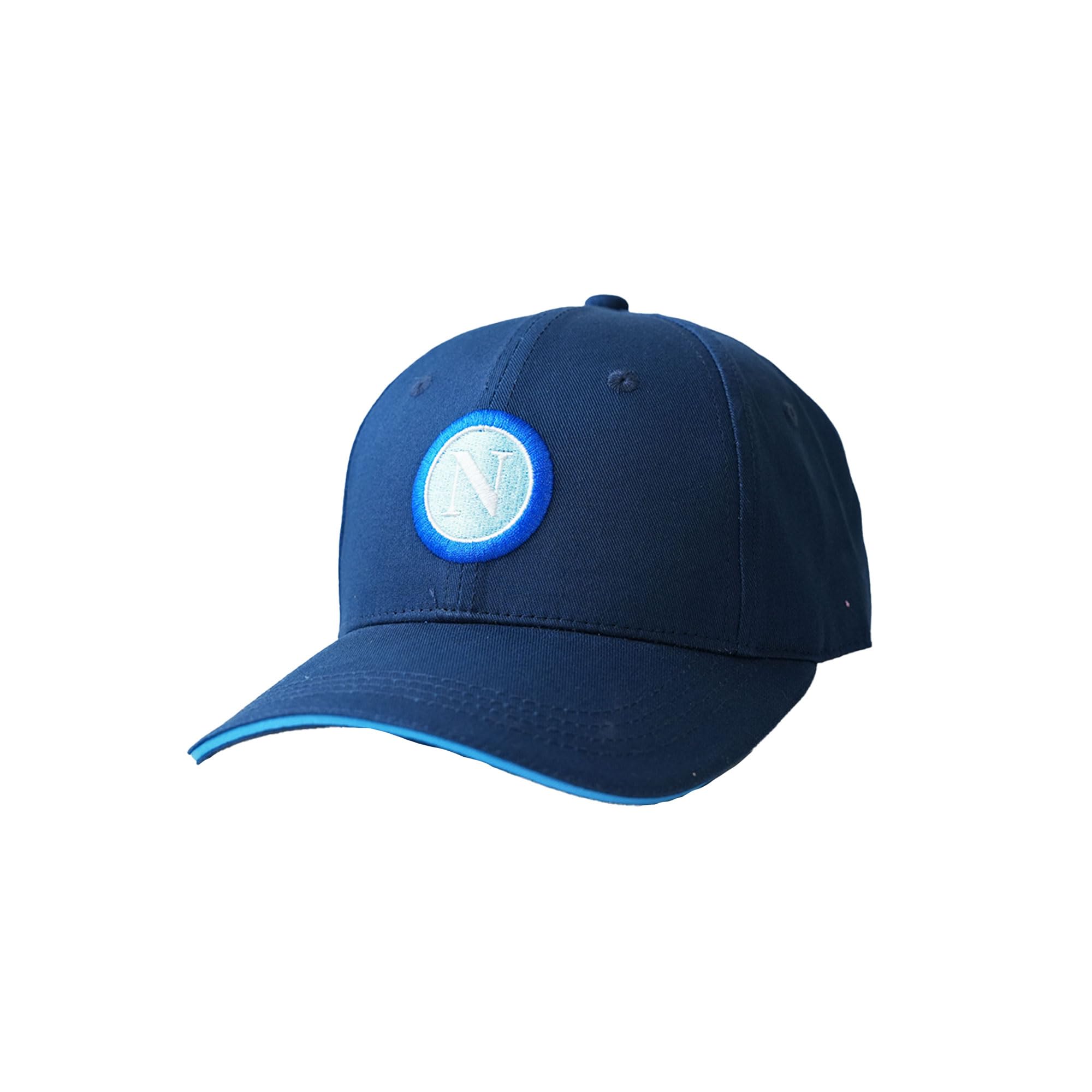 Napoli Football Baseball Cap – Official Napoli Hat, Size Adjustable, Unisex, Navy Blue, Cotton GLI Azzurri Football Hat