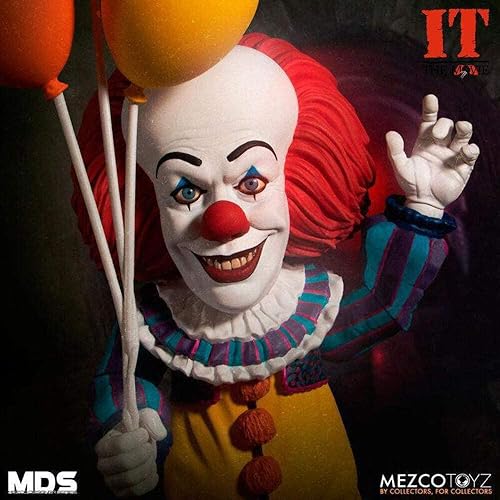 Miniatura 5 de Mezco toyz - Figurine It 1990 - Pennywise Deluxe 5.9 in - 0696198430264,43026