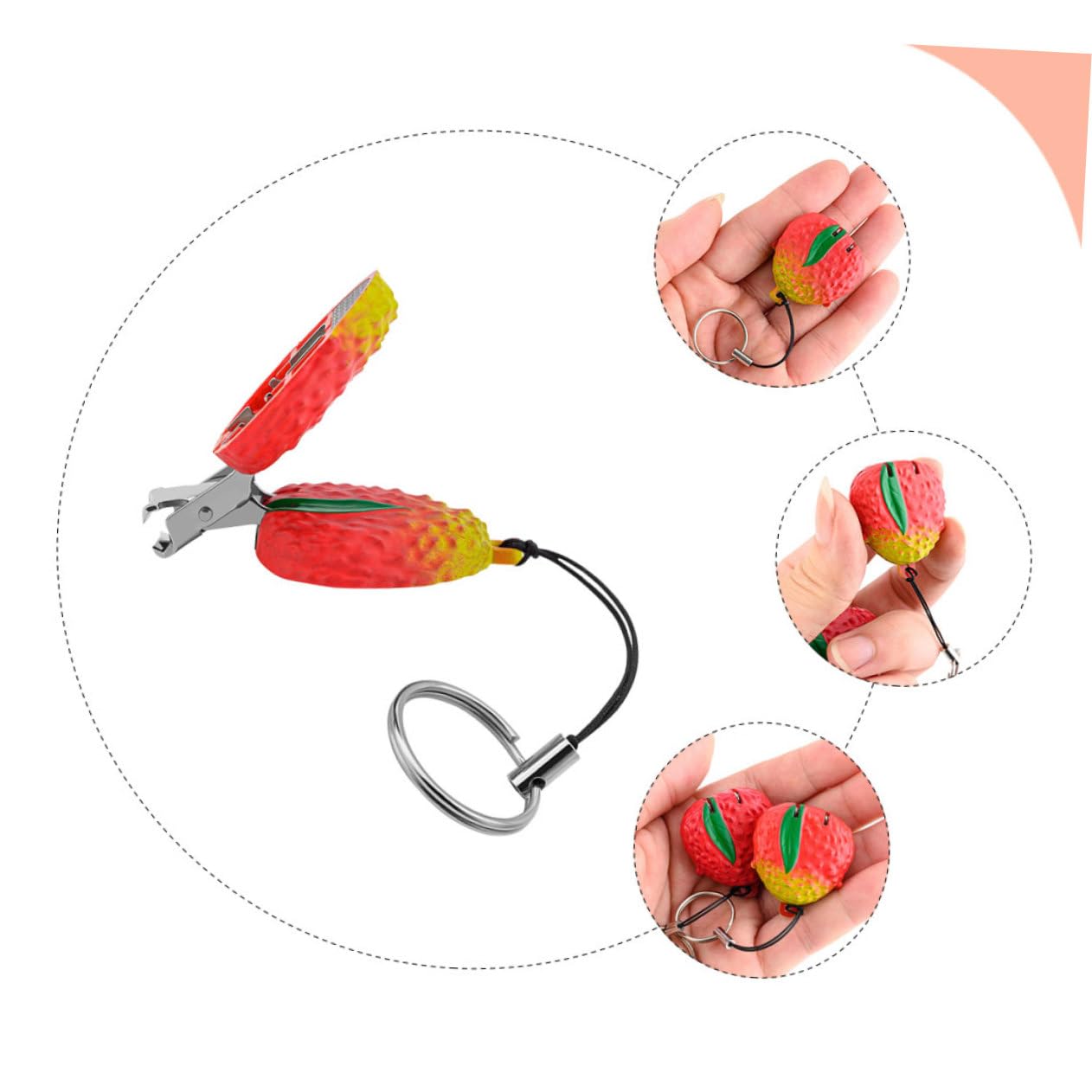 Healeved 5pezzi Tagliaunghie Professionale Acciaio Inossidabile Tronchesino Per Unghie e Piedi Design Ergonomico e Compatto Per Adulti Per Uso Quotidiano