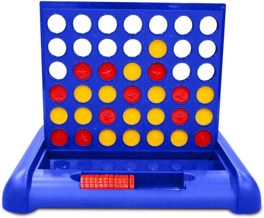 Connect 4 Line Up 4 Board Game Strategy Educational Board Game Learning Toys Classic Kids Adults Logical Thinking
