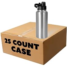 makerflo 32 oz Stainless Steel Hydro Water Bottle - 1 Pack with 2-in-1 Lid | Craft-Ready for DIY Gifts & Personalization Epoxy, UV DTF, Vinyl, and Laser Engraving
