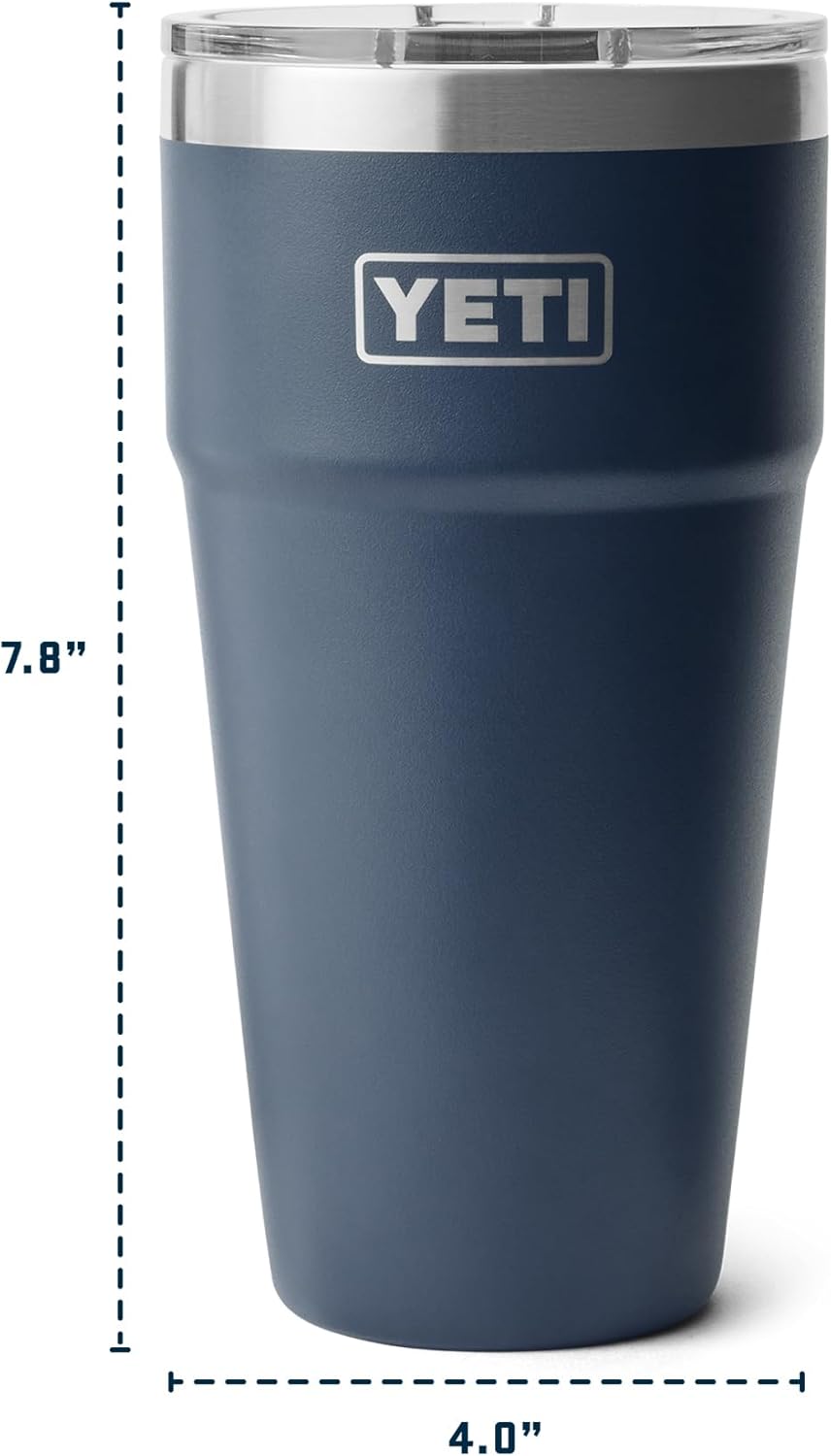 YETI Rambler,Vacuum Insulated, Stainless Steel Stackable Cup, 30oz (887ml)
