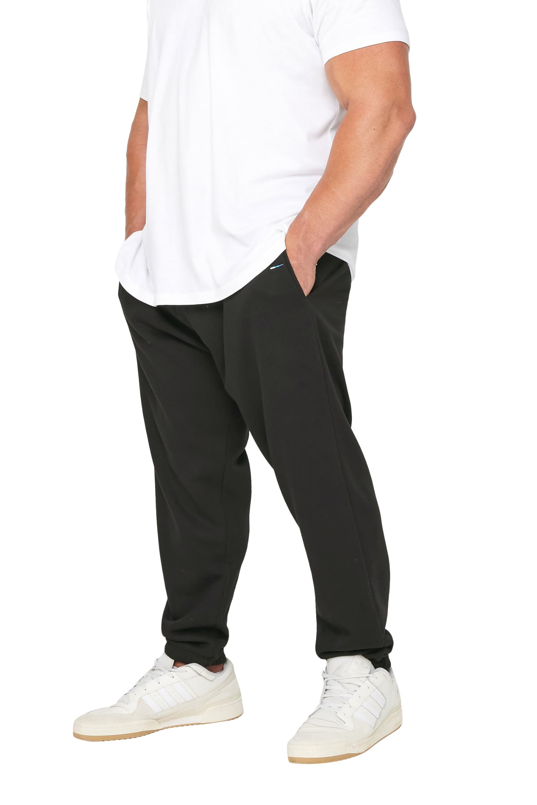 BadRhino Big & Tall Core Joggers - Men's - Plus Size Curve Black