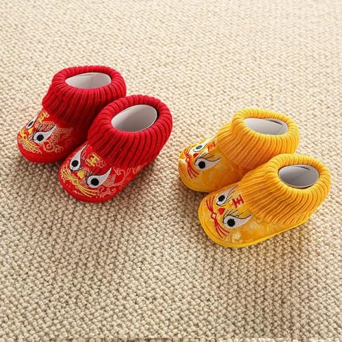 Cartoon Tiger Embroidery Shoes Toddler Soft Soled First Walkers Casual Sneakers2